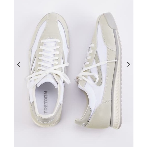 Tretorn Shoes - Tretorn Rawlins 2.0 White and Gray Sneakers Vintage Inspired Shoes Size 9.5 NEW